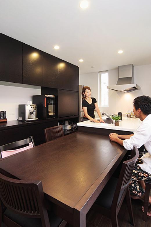 インゾーネの家 家族もこだわりも大切にする、<br>モダンスタイルの家。