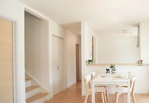 写真：ライン：一般的な家