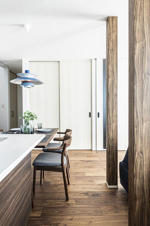 インゾーネの家 開放的で自由に楽しめる、 大人な北欧インテリア。 